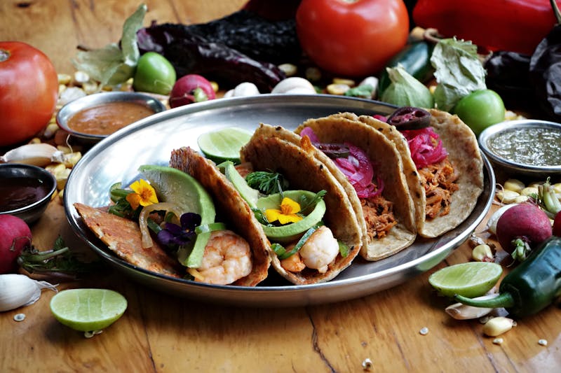 Fresh ingredients used in every taco cabana recipe