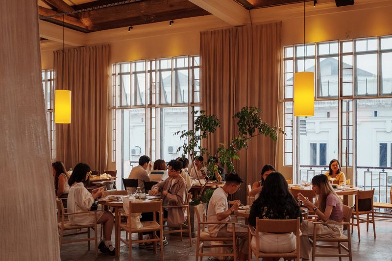 San Antonio restaurant interior with vibrant Mexican decor and dining atmosphere